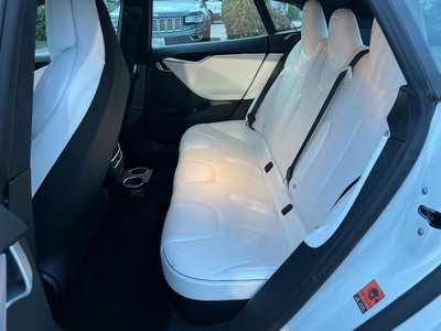 2018 Tesla Model S 90d At Luxury Motors, White Leather Seats Tesla