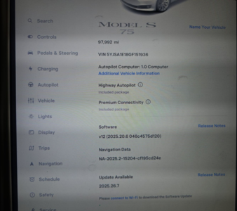 2016 Tesla Model S 75 RWD