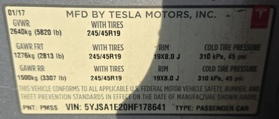 2017 Tesla Model S 90D AWD
