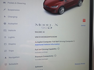 2017 Tesla MODEL X 90D AWD