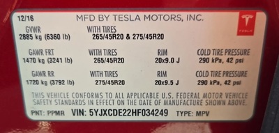 2017 Tesla MODEL X 90D AWD