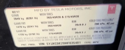2017 Tesla Model X 90D AWD