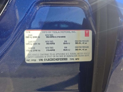 2016 Tesla Model X 90D AWD