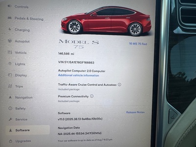 2016 Tesla Model S 75 RWD